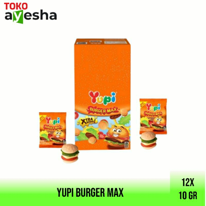 

Yupi Burger Max Box - 12x10gr