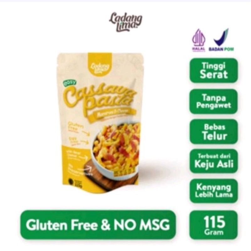 

Ladang Lima Cassava Pasta (Macaroni & Cheese)~115 gr