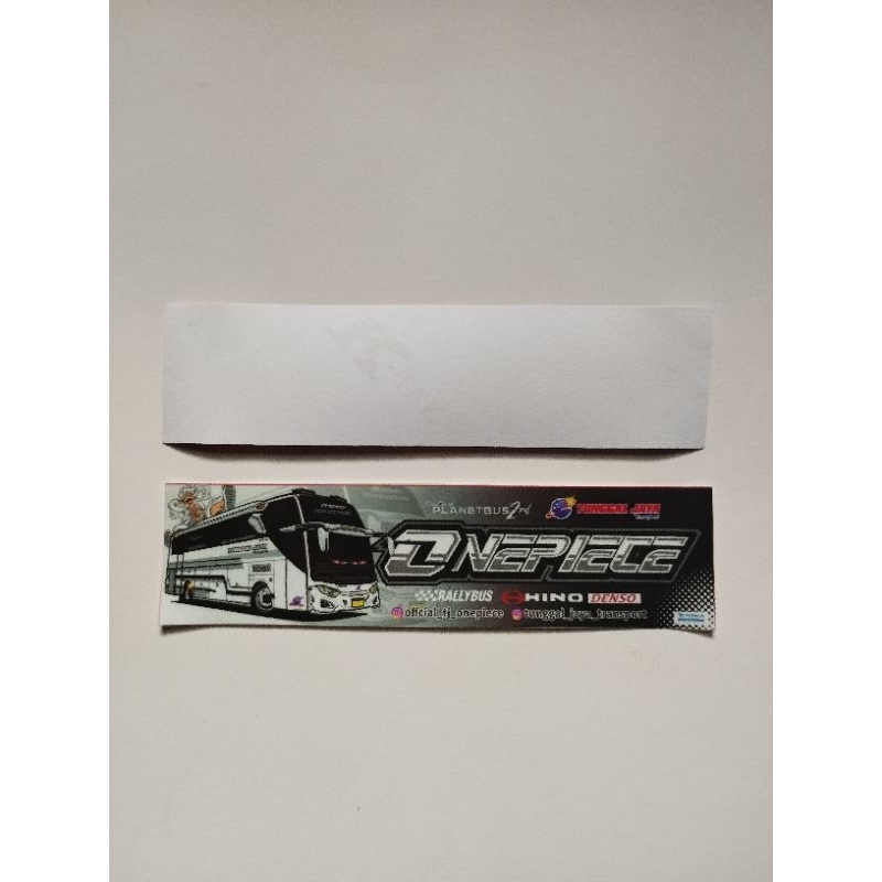 

Stiker bus One piece tunggal jaya isi 1 pcs