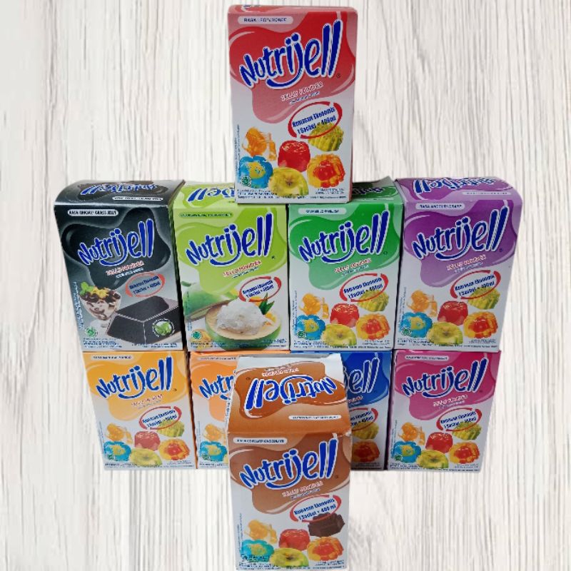 

agar nutrijell kemasan ekonomis varian rasa 1sachet/1pcs