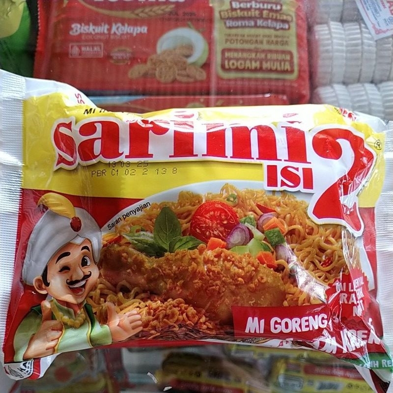 

Sarimi Isi 2 Mi Goreng Rasa Ayam Kremes 125gram