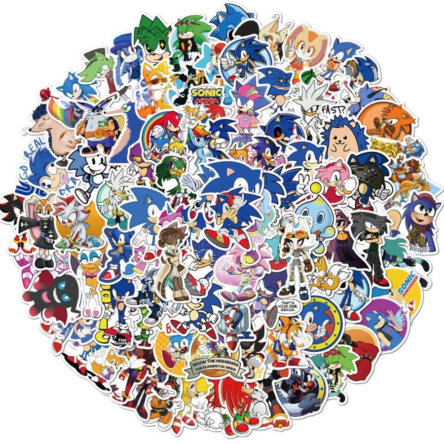 

Stiker Cutting SONIC HEDGEHOG Vinyl