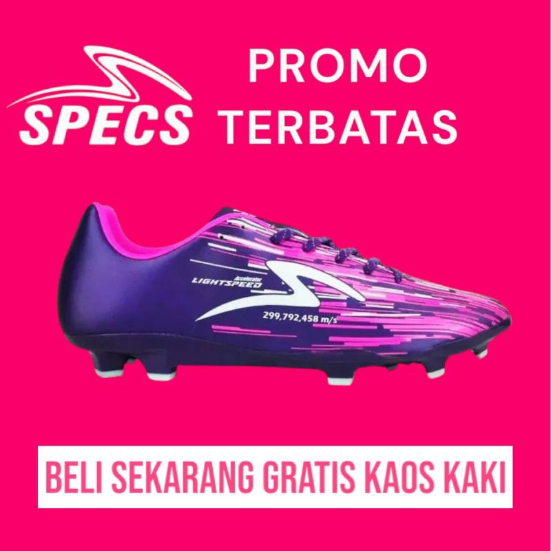 sepatu bola specs lightspeed reborn fg valhalla - sepatu specs lightspeed