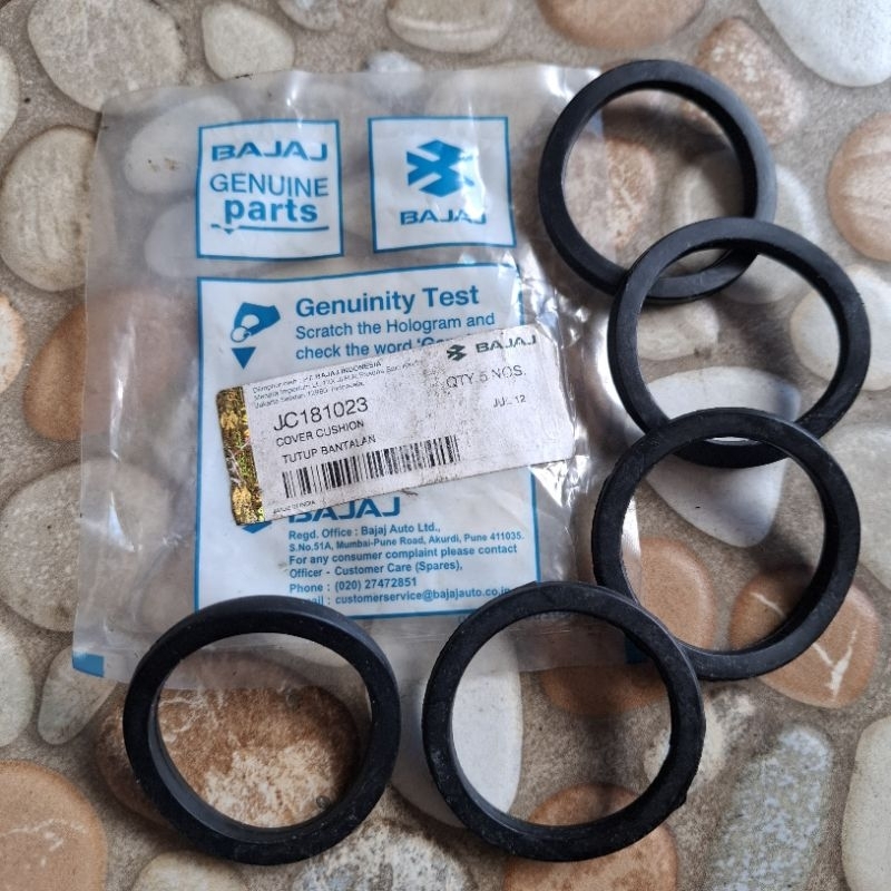 KARET PEREDAM HEAD LAMP PULSAR DUDUKAN LAMPU DEPAN COVER TUTUP JEJAK SHOCK ATAS PULSAR 220 180 UG4 2