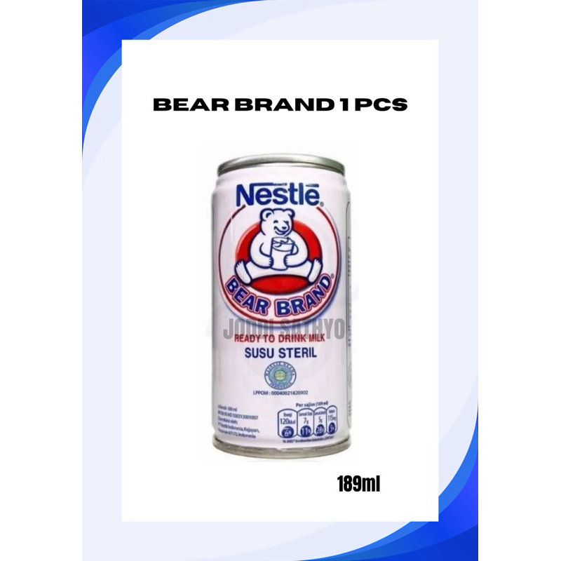 

SUSU BERUANG BEAR BRAND 1 PCS @189ml