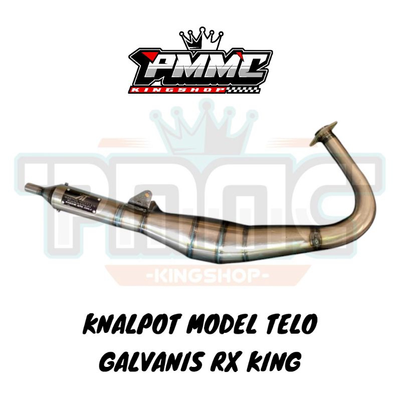 Knalpot Galvanis Rx King Telo Aitech Original