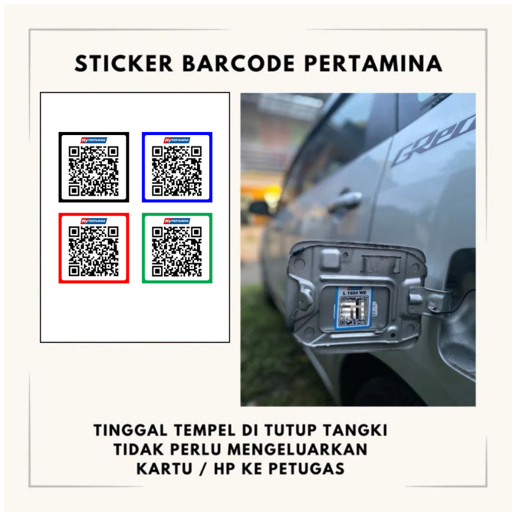 

STICKER TUTUP TANGKI BARCODE PERTAMINA / SUBSIDI TEPAT