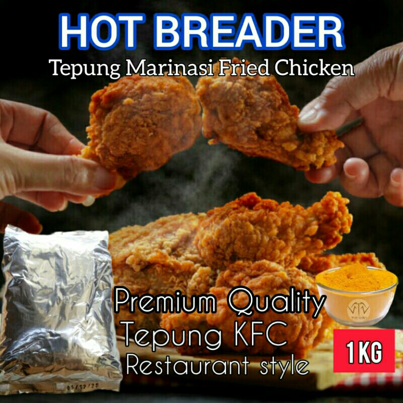 

Tepung Marinasi pedas (hot breader)