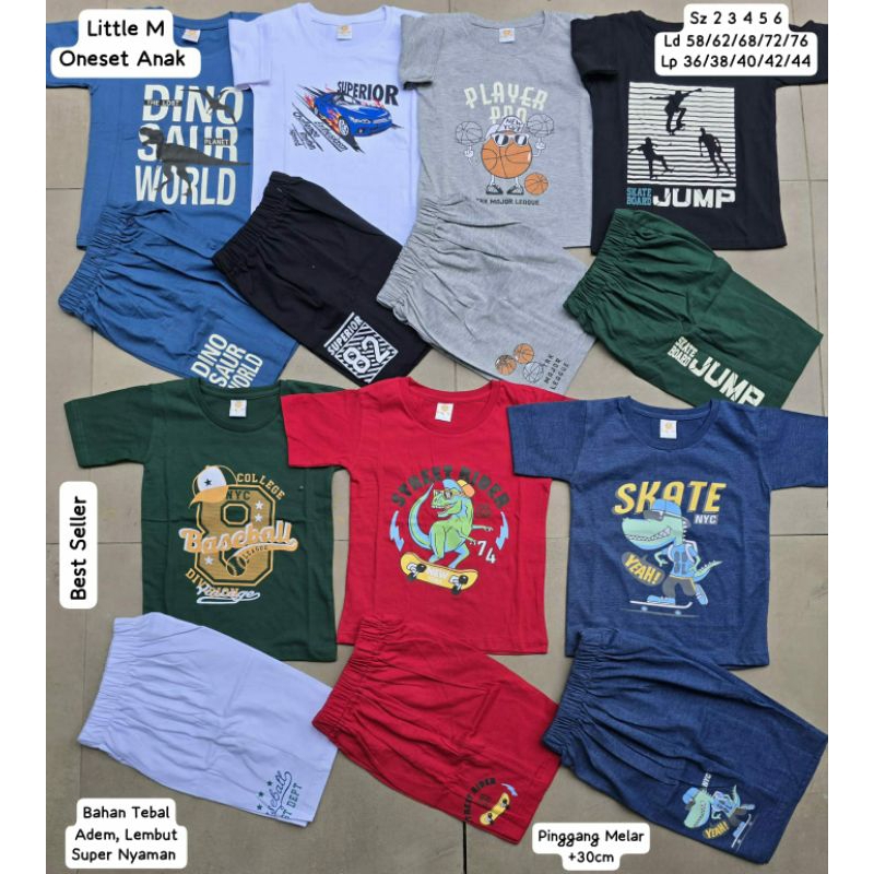 Baju One Set Anak Original Brand Little M