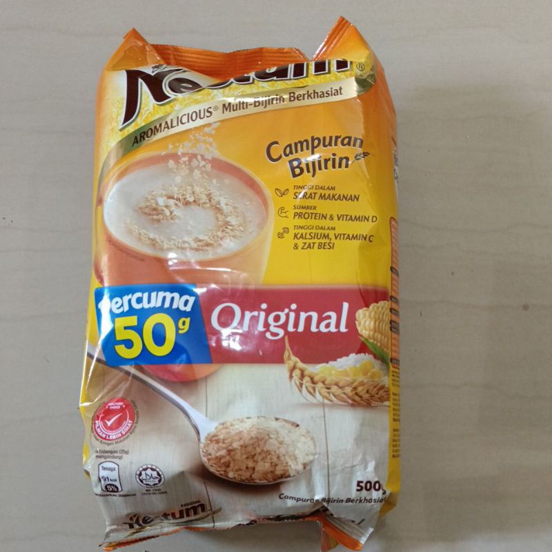 

Nestum Sereal Gandum Original Malaysia @450g + free 50g