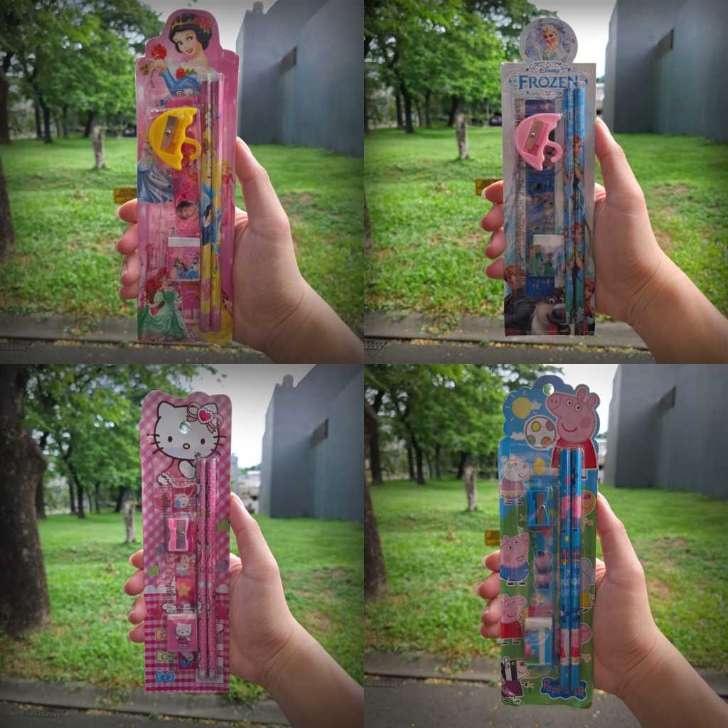 

Stationery Set Paket Alat Tulis Anak Karakter Kartun