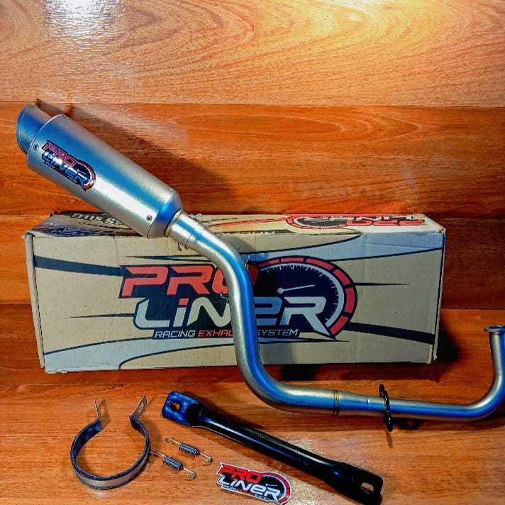 KNALPOT RACING BORE UP MIO J/SOUL GT 110CC UP 130CC PROLINER TR1 R - ORIGINAL PROLINER