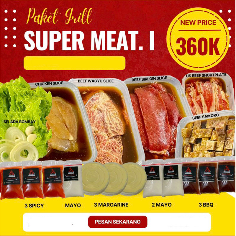 

PAKET GRILL SUPER HEMAT.I || PAKET BBQ || PAKET GRILL PROMO