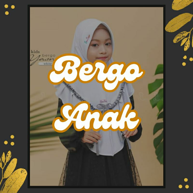 Bergo Anak / Kids Original Linalivia Hijab