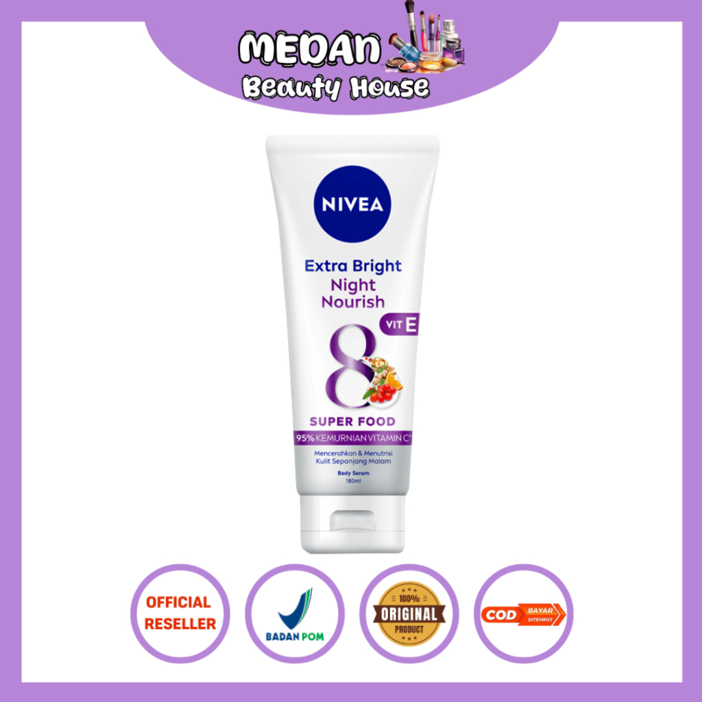NIVEA NIGHT BODY SERUM 180ML