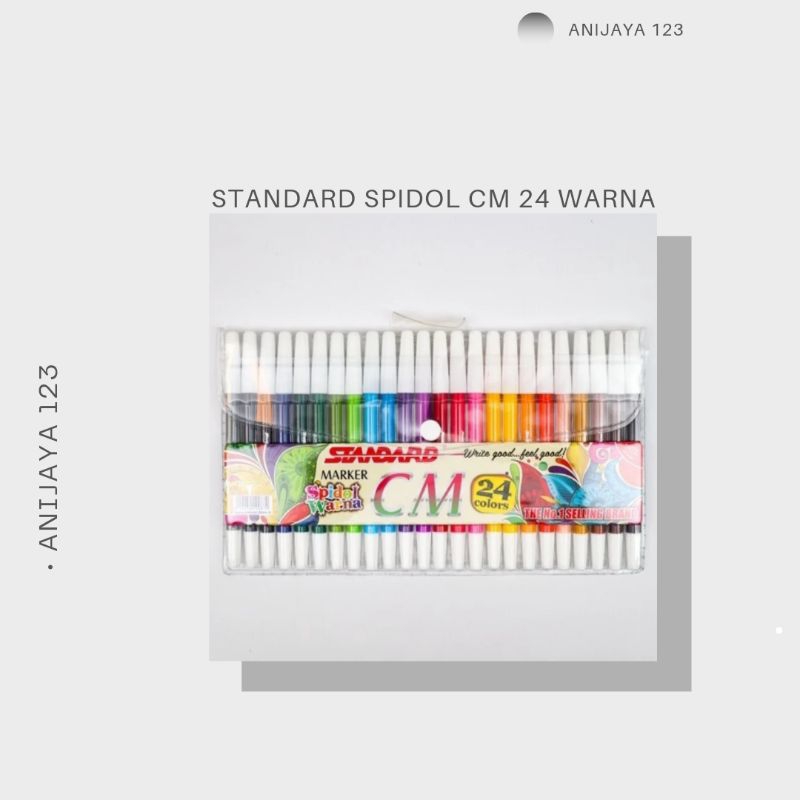 

STANDARD SPIDOL CM ISI 24 WARNA BAGUS DAN BERKUALITAS