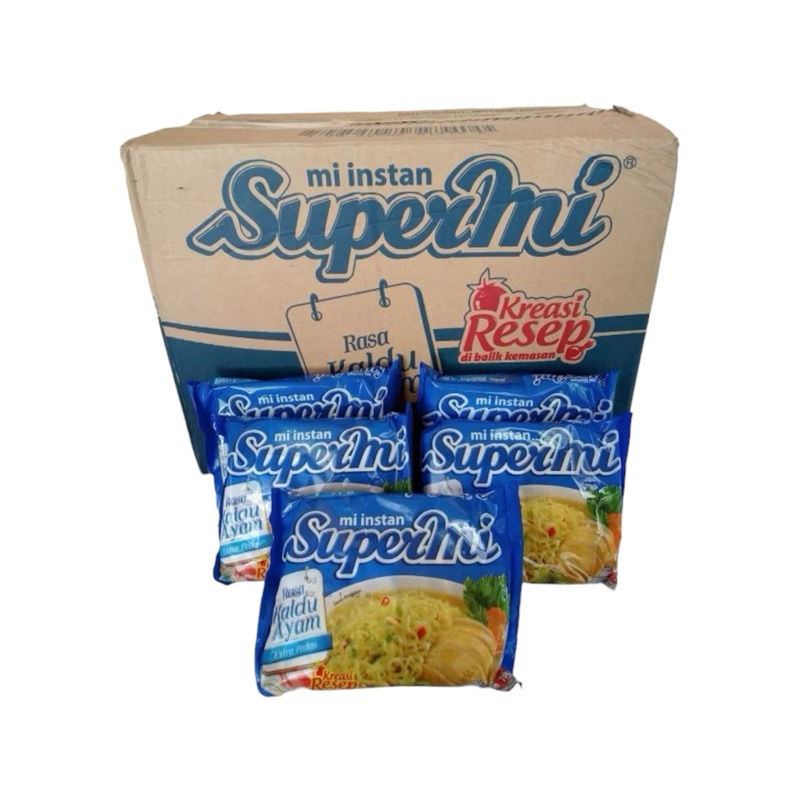 

SUPERMI Mi Instan Kuah Rasa Kaldu Ayam 75gr 1 Dus Isi 40