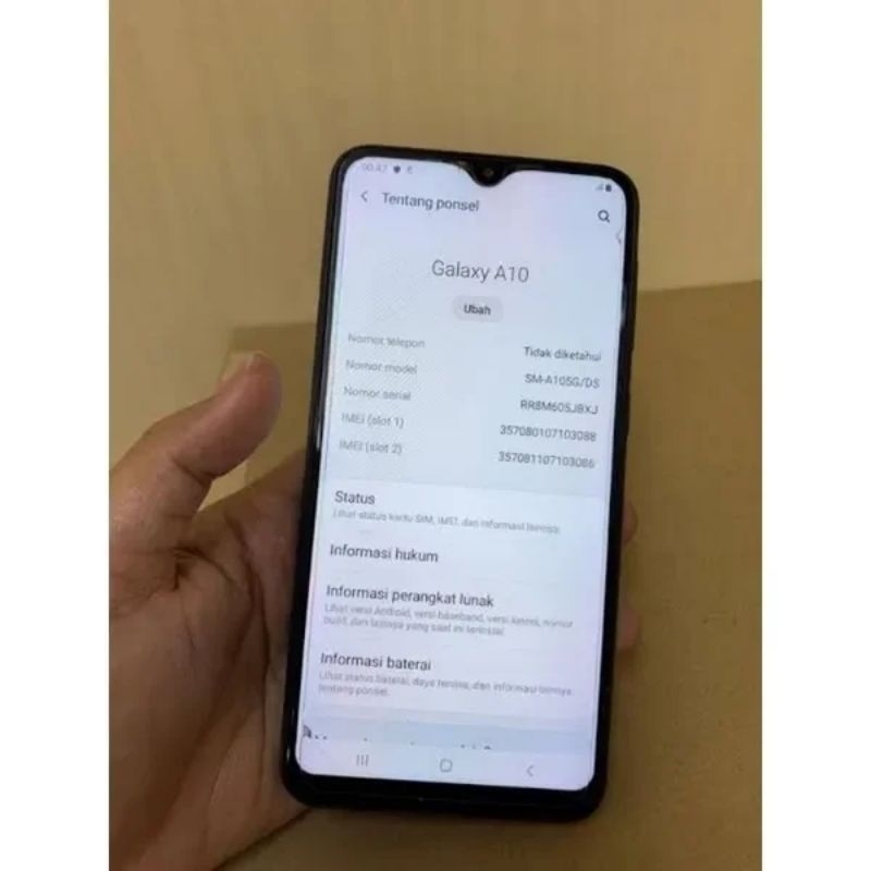 Lcd tc hp Samsung A10 M10 A105G cabutan normal