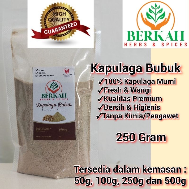 

Kapulaga Bubuk Berkah 250gr Asli Murni Kualitas Premium
