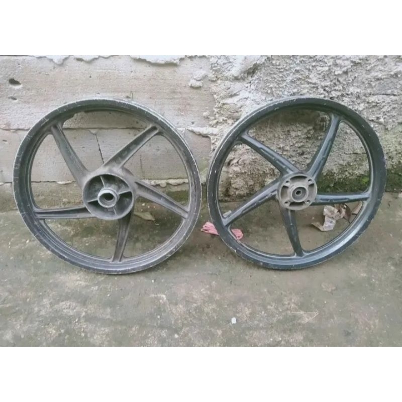 Velk Pelk Depan Belakang Honda Supra X 125 DD Dobel Dist Seken Original Copotan