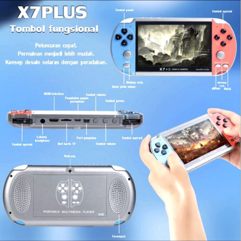 psp game boy psp4 ps4x perlengkapan game