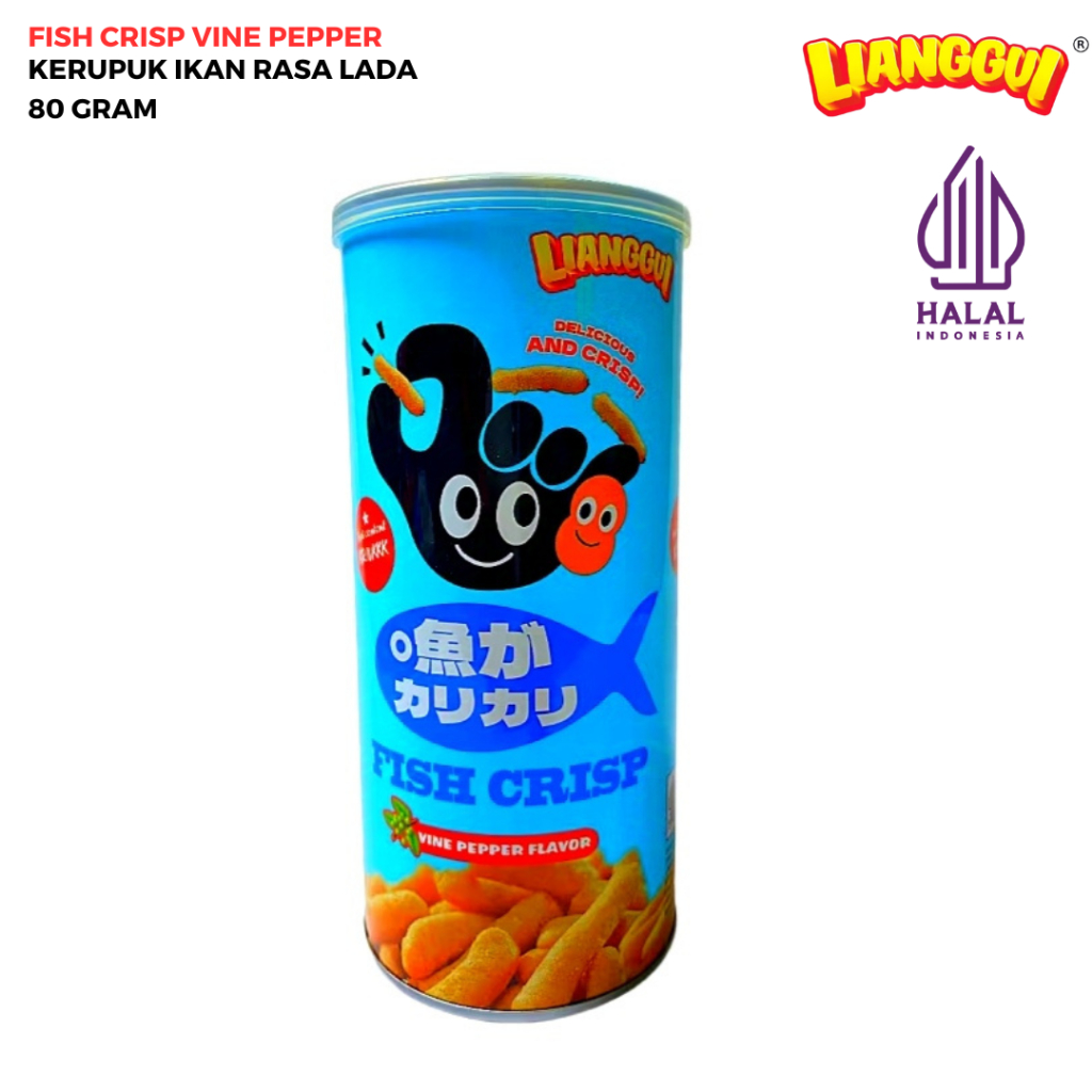 

[HALAL] LIANGGUI KERUPUK IKAN FISH CRISP 80 GR