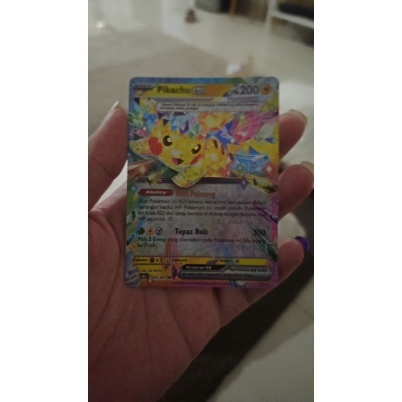 PIkachu Ex RR sv8s Kilat Rasi Series