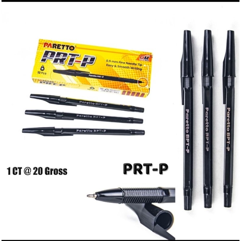 

Pulpen Gm Paretto PRT-P 0.5 mm (12 Pcs)
