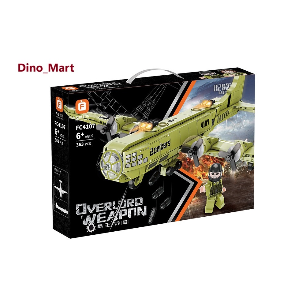 Forange Block B29 Bomber FC4107 - Brick Pesawat Perang - Mainan Anak - Mainan Balok - Mainan Koleksi