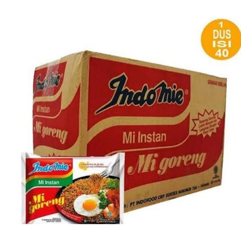 

Murah!! Indomie Goreng - Mie Instan Goreng 1 Dus isi 40pcs