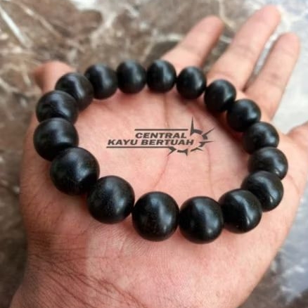 Gelang kayu galih kelor hitam asli original