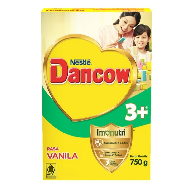 

Dancow imunutri 3+ Susu bubuk pertumbuhan anak usia 3-5 tahun rasa vanilla