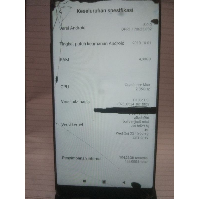 Mi Mix ( 4/128 )minus LCD dan Bezel