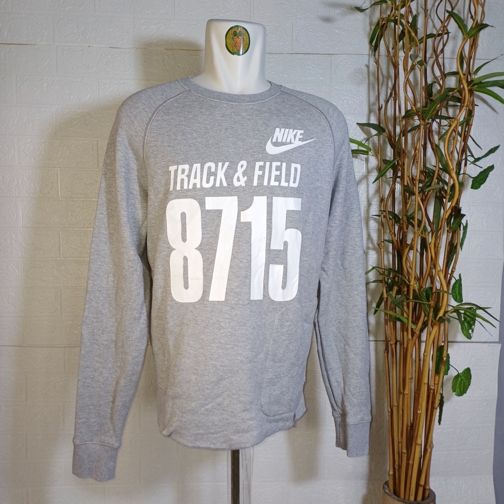 CREWNECK NIKE TRACK & FIELDS 8715, SIZE XL (SECOND BRANDED) ABU-ABU, CN260