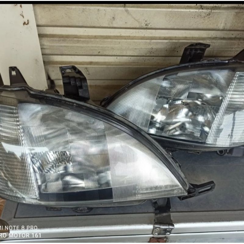 headlamp mercedes benz ML w163 sepasang original