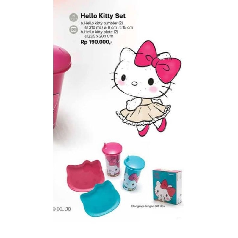 Hello Kitty Set Tupperware