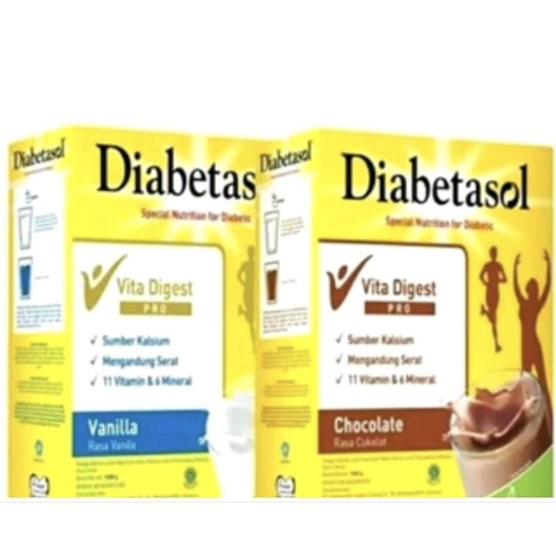 

Diabetasol vanila & Coklat 950 gram