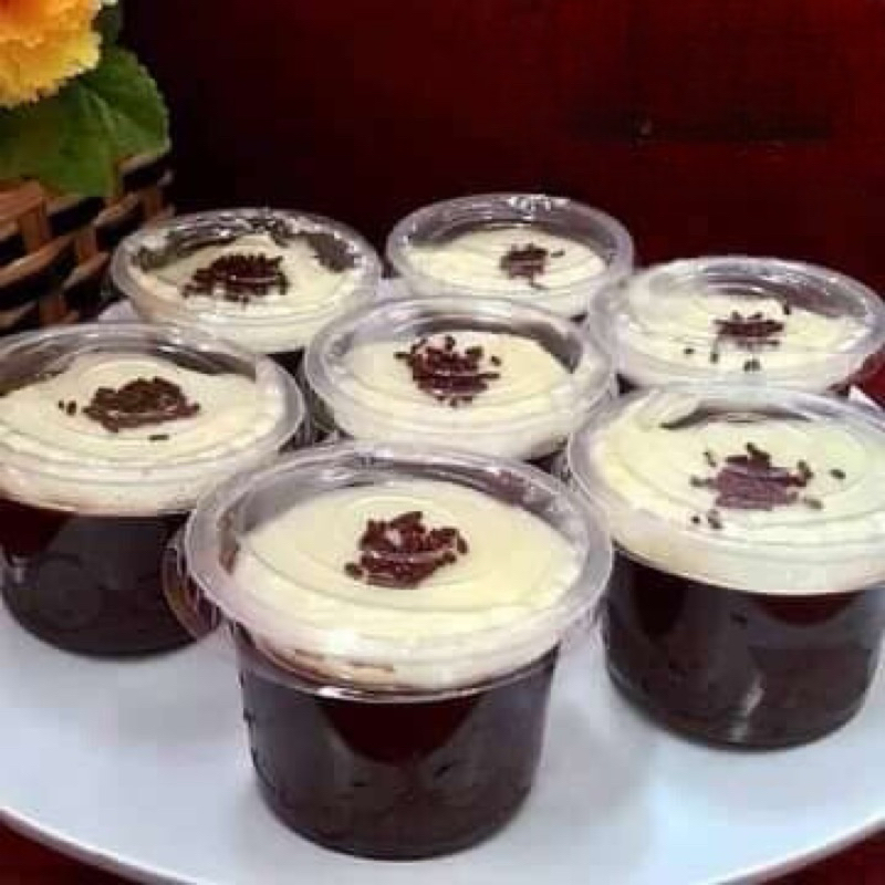 

Puding fla Coklat