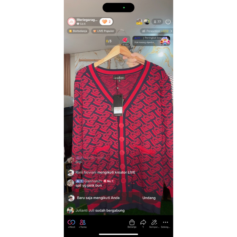 Cardigan AS IS Buttonscarves ori