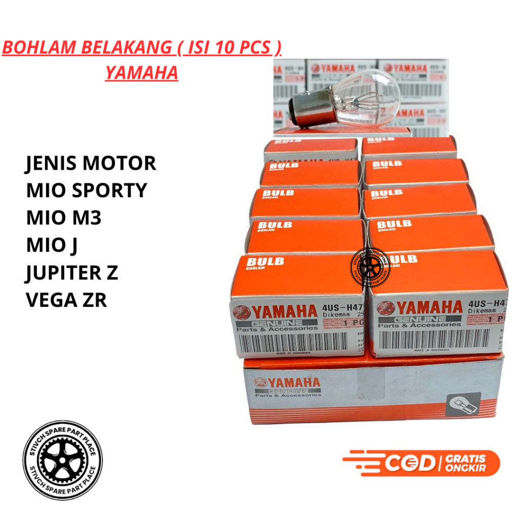 BOHLAM BELAKANG YAMAHA MIO SPORTY / MIO M3 / MIO J / JUPITER Z / VEGA ZR LAMPU BELAKANG MIO SPORTY/M