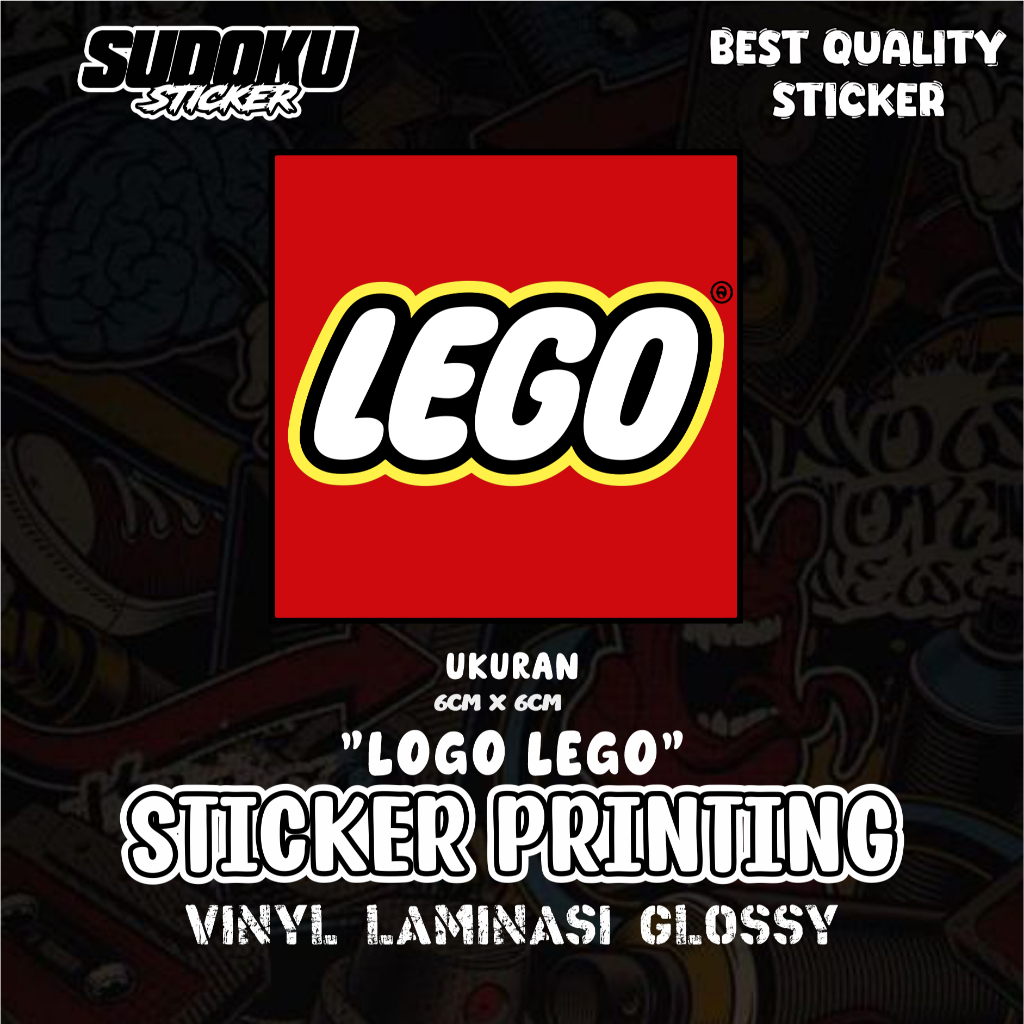 

STICKER STIKER PRINTING LOGO LEGO VIRAL FYP AESTHETIC