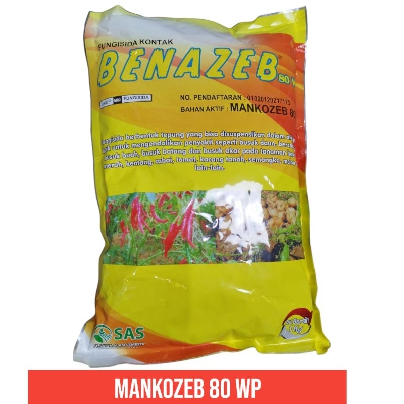 Fungisida Benazeb kuning Mankozeb 1 kg