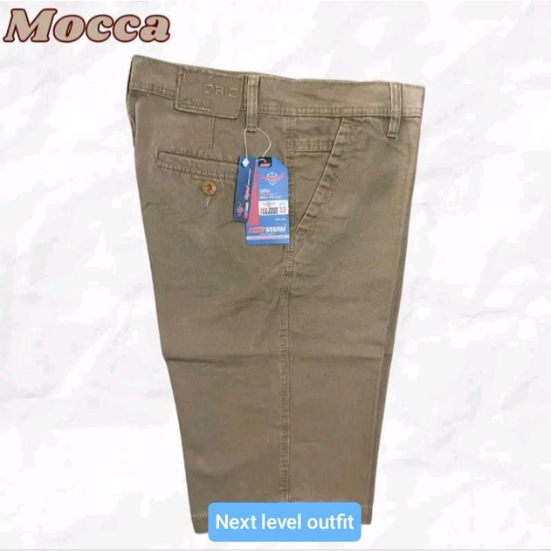 Celana pendek pria chino canvas cardinal premium 100℅ original