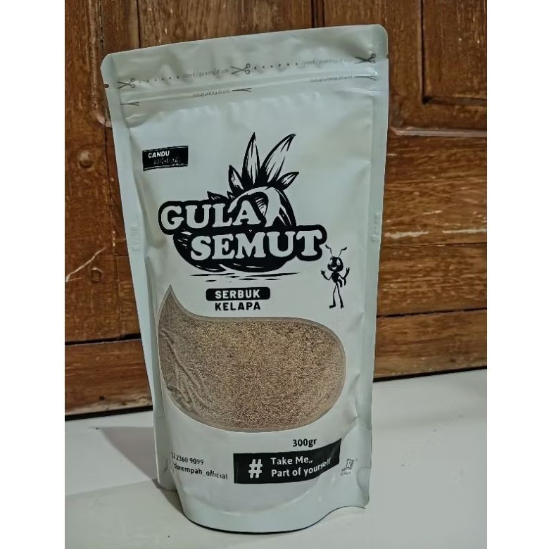 

Gula Semut Aren Premium CANDU REMPAH, 300 gr include bag