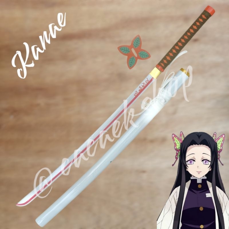 pedang kayu kanae kochou kimetsu no yaiba