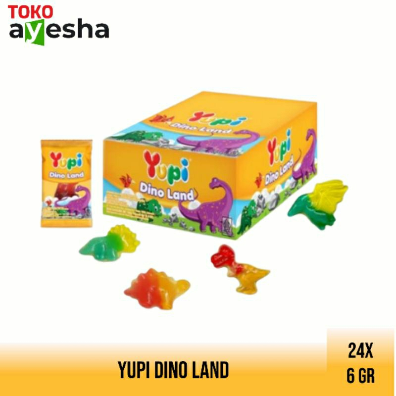 

Yupi Dino Land Box 144gr - 24x6 gr