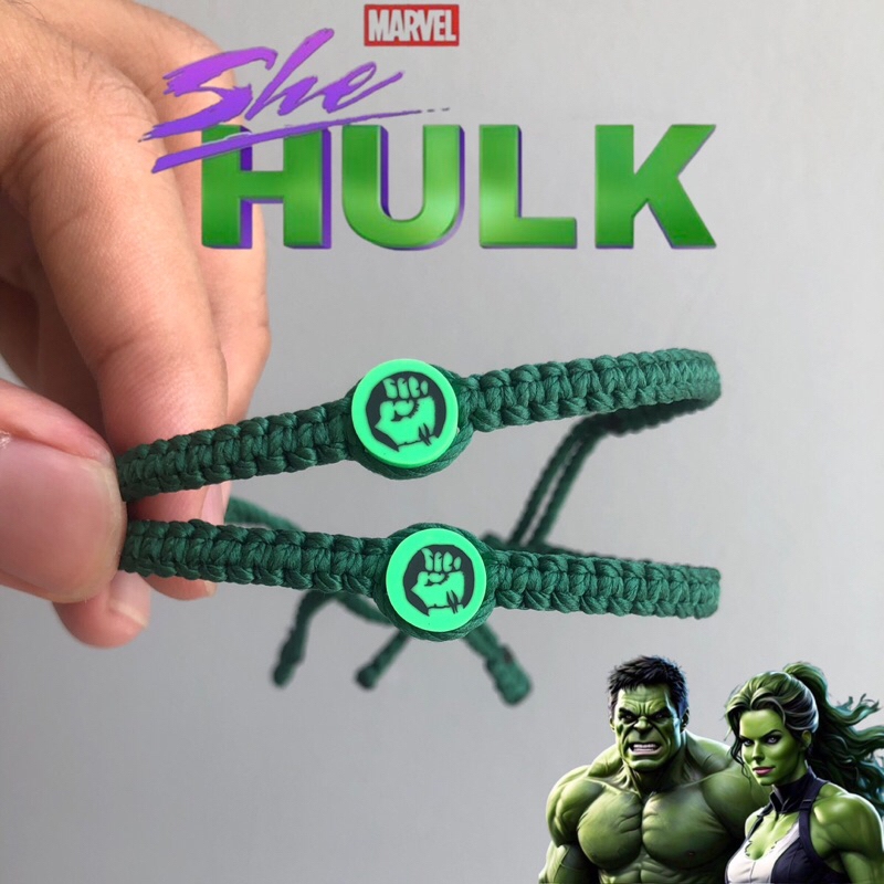 Bracelet Hulk & She Hulk Gelang Hulk & She Hulk