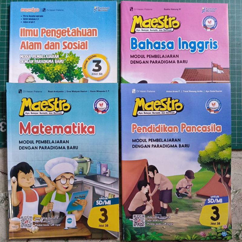 LKS MAESTRO. Kelas 3 (semester 1&2). kurikulum merdeka. terbaru