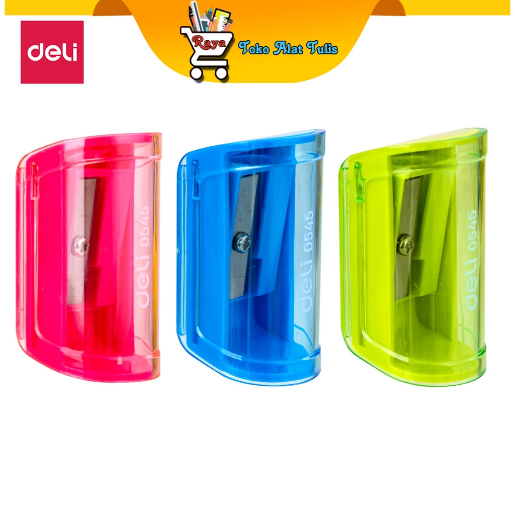 

Deli Rautan Pensil 1 lubang 7mm pisau tajam desain ergonomis untuk pegangan yang nyaman E0545