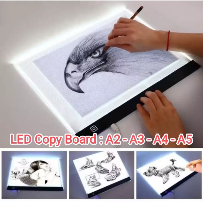 

LED Drawing Tracing Stensil Board A4 & A5 | Papan Jiplak Gambar Anak & Dewasa
